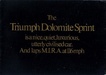 Triumph- Dolomite UK